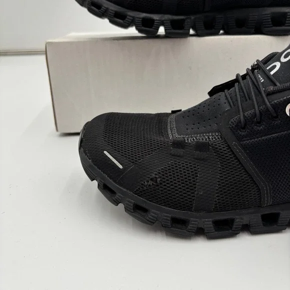 On Cloud Women's Running Shoes Black Mesh Sneakers Size 8 (Swiss Engineering) - Picture 2 of 9